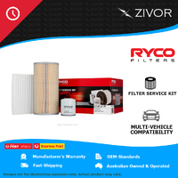 New RYCO 4WD Filter Service Kit For TOYOTA HIACE TRH221R 2.7L 2TR-FE RSK43C
