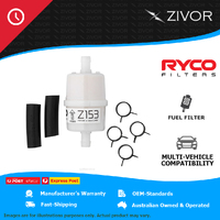 New RYCO Fuel Filter In-Line For CITROEN AX GT 1.4L TU3M (KDZ) Z153K