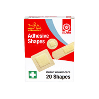 ST JOHN Adhesive Shapes Various 20 Pack Fun First Aid Bandages #223720
