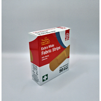 ST JOHN Adhesive Fabric Strips Extra Wide 50 Pack Medical First Aid #225701