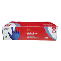 ST JOHN Nitrile Gloves Small 100 Pack Disposable Medical Protective PPE #3054S