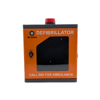 ST JOHN AED Aluminium Outdoor Cabinet with Alarm - Orange #353871O