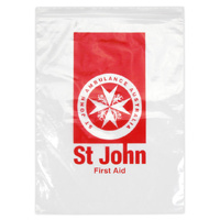 ST JOHN Large Resealable Bag 23cm x 30cm First Aid Storage #4090