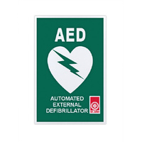 ST JOHN First Aid Signage for AED Emergency Defibrillator Safety #434862