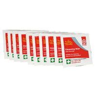 ST JOHN Sterilize Cleansing Wipes 10 Pack Medical Disinfectant Wipes #505410