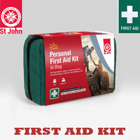 New ST JOHN AMBULANCE Portable First Aid Kit, Durable, Lightweight #640000