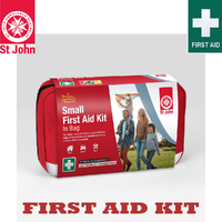 New ST JOHN AMBULANCE Small Household First Aid Kit, Water Resistant #640001