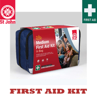 New ST JOHN AMBULANCE Medium Leisure First Aid Kit, Water Resistant #640002