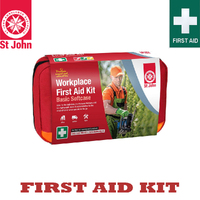 New ST JOHN AMBULANCE Workplace Softcase First Aid Kit, Bag, Lightweight #640009