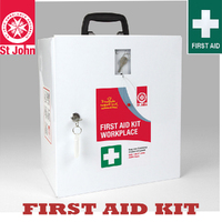 New ST JOHN AMBULANCE Workplace National First Aid Kit Wall Mounted #677501