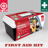 New ST JOHN AMBULANCE Workplace National First Aid Kit Portable #677502