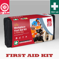 New ST JOHN AMBULANCE Workplace National First Aid Kit in Waistbag #677503