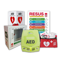 ST JOHN ZOLL AED PLUS Cabinet Bundle With Defibrillator Storage #8881130CB