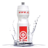 ST JOHN Sports Bottle 750ml 25.5 x 7.5cm Reusable Water Bottle #MER1004