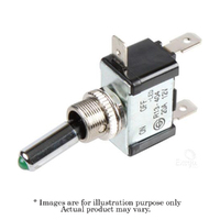 New NARVA 12V Green LED Illuminated 20A Off/On SPST Toggle Switch 60287BL