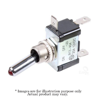 New NARVA 12V Toggle Red LED Illuminated Push Off/On SPST 20A Switch 60288BL