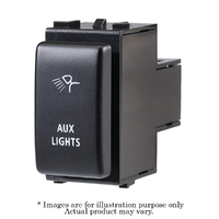 NARVA Style 12V Blue LED Illuminated Aux Light Push Switch Fits Nissan 63378BL