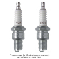 2x New NGK Standard M14x1.25 Non-Resistor Spark Plug B10ES