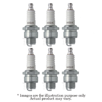 6x New NGK M14x1.25 Non-Resistor Standard Spark Plug B9HS