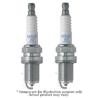 2x New NGK M14x1.25 Resistor Standard Spark Plug For TOYOTA CARINA BCPR5EY