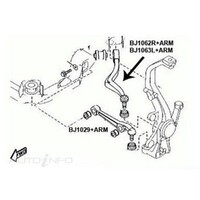 TRANSTEERING Control Arm - Front Lower For Mazda MAZDA6 2002-2008 BJ1062R-ARM
