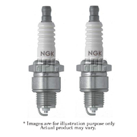 2x New NGK Standard M14x1.25mm Non-Resistor Spark Plug BP8HS-15