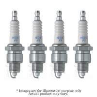 4x New NGK M14x1.25 Resistor Standard Spark Plug BPR5HS