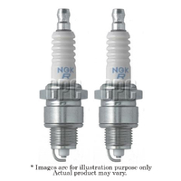 2x New NGK Standard M14x1.25mm Resistor Spark Plug BPR7HS-10