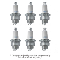 6x New NGK Standard M14x1.25mm Resistor Spark Plug BPR7HS-10