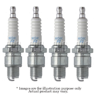 4x New NGK Standard M14x1.25mm Resistor Spark Plug BR7HS