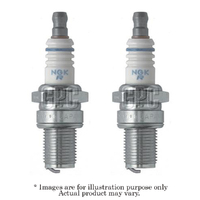 2 x New NGK Racing M14x1.25mm Resistor Spark Plug BR9ECM