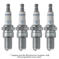 4 x New NGK Racing M14x1.25mm Resistor Spark Plug BR9ECM