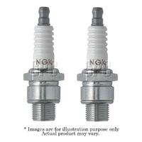 2x New NGK Standard M14x1.25mm Non-Resistor Spark Plug BU8H