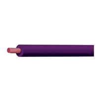 TYCAB Purple 3mm Single Core 30M 10A Rating 90° 14 Strands Cable #CB003A1-030VT