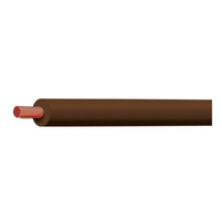 TYCAB Brown 3mm Single Core 100M 10Amp Rating 90° 14 Strand Cable #CB003A1-100BN