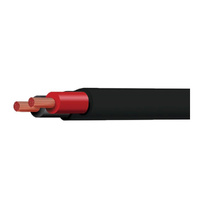 TYCAB Twin Sheath Cable 3mm Red / Black 30m Tyree #CB003A2-030BKRD