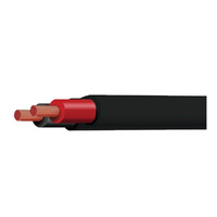 TYCAB Twin Sheath Cable 5mm Red / Black 30m Tyree #CB005A2-030BKRD