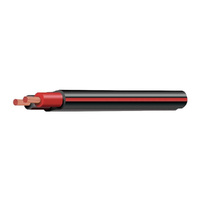 TYCAB Red / Black 8 B & S Twin Core 30M Twin Sheath 59.2A Cable #CB108A2-030BKRD