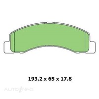 New PROTEX Brake Ultra Select Pads - Front For Ford F350 2001-2002 CDB3034M