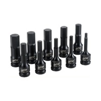 CHICANE 10 Piece 1/2? Inch Drive In-Hex Impact Socket Set #CH1137