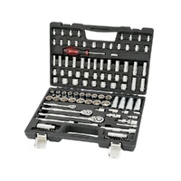CHICANE 113 Piece 1/4" Inch, 3/8" Inch and 1/2" Inch Drive Socket Set #CH1144