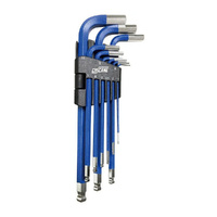 CHICANE 9 Piece Metric Ball End Hex Key Wrench #CH4015