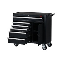 CHICANE 41? Inch 6 Drawer 1 Door Mobile Tool Trolley #CH416MT