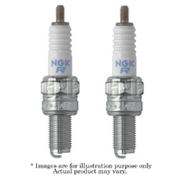 2x New NGK Standard M10x1.0mm Resistor Spark Plug with 1 Year Warranty CR10E