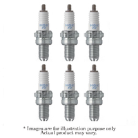 6x New NGK Standard M10x1.0mm Resistor Spark Plug CR10EK