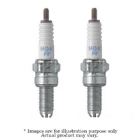 2x New NGK Standard M10x1.0mm Resistor Spark Plug with 1 Year Warranty CR8EK