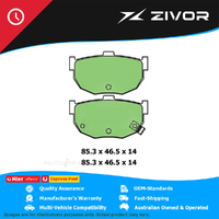 PROTEX Ultra Brake Pads - Rear For NISSAN SKYLINE GTS, GTS-X R31 #DB1166CP