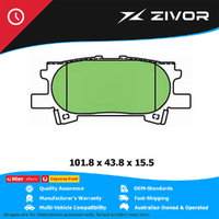 PROTEX Ultra Brake Pad For TOYOTA KLUGER MCU28R 3MZFE 2003-2007 #DB1518CP