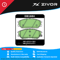 PROTEX 4WD Disc Pad Set For MITSUBISHI OUTLANDER VR, VR-XZG, ZH 6831 #DB1684F