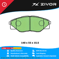 New PROTEX Brake Pads - Front For TOYOTA HILUX VIGO EXTRA CAB KUN16R #DB1985CP